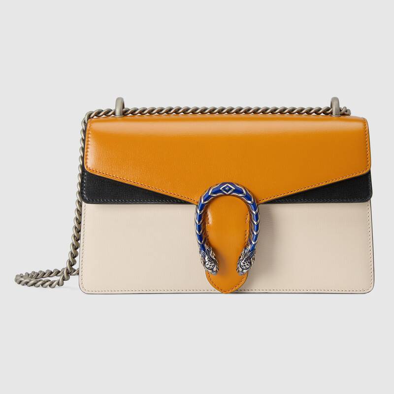 Gucci Dionysus Small Shoulder Bag 400249 Burnt orange and white